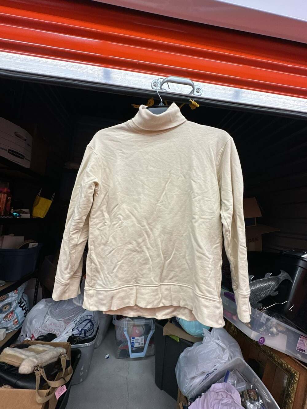 Urban Native Era Cream Turtleneck Long Sleeve Sweatshirt Size S